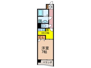 グランシャリオ名駅南の物件間取画像